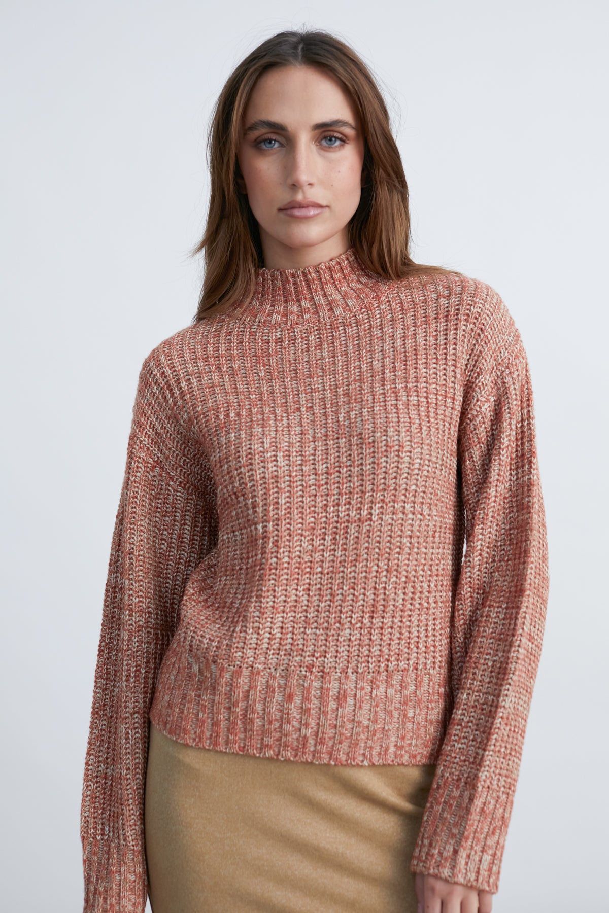 Pullover mit Stehkragen