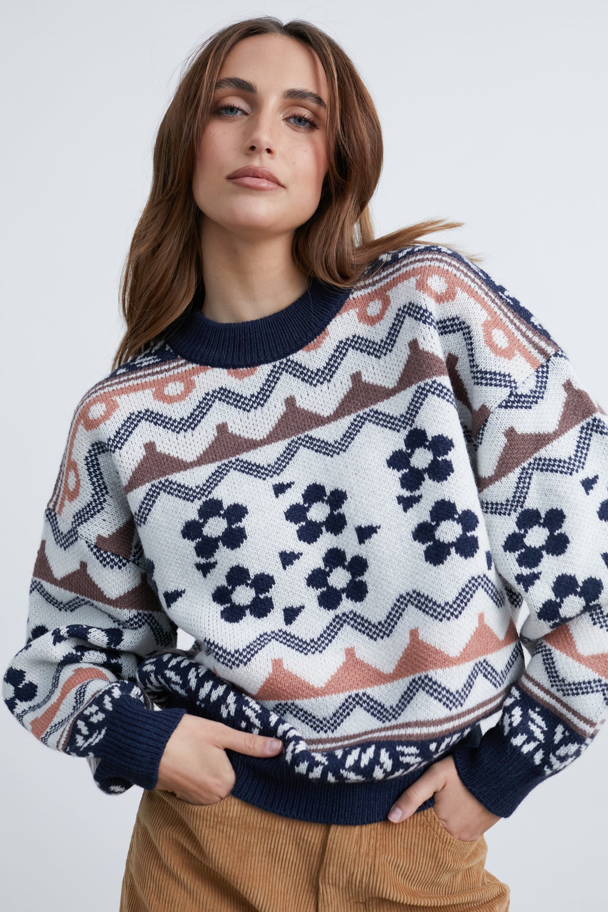 Pullover mit Muster