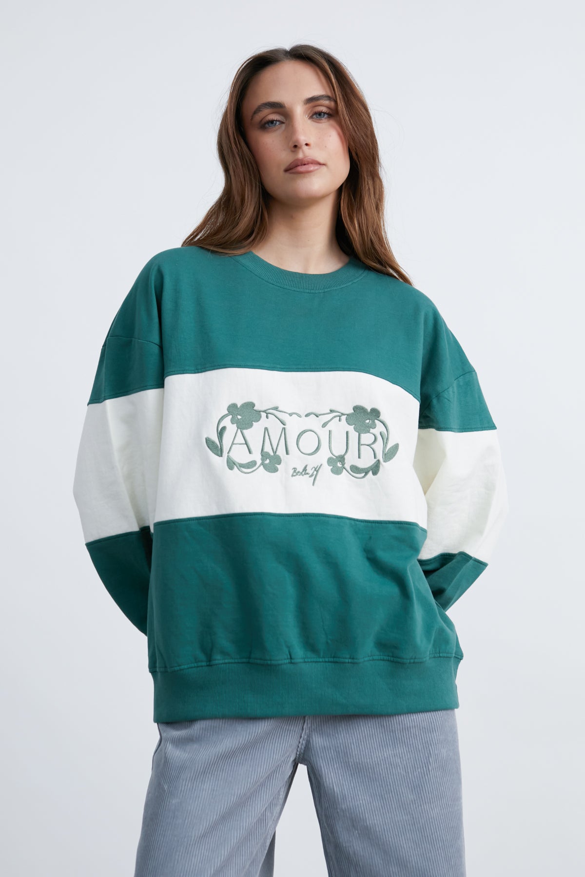 Sweatshirt aus Baumwolle