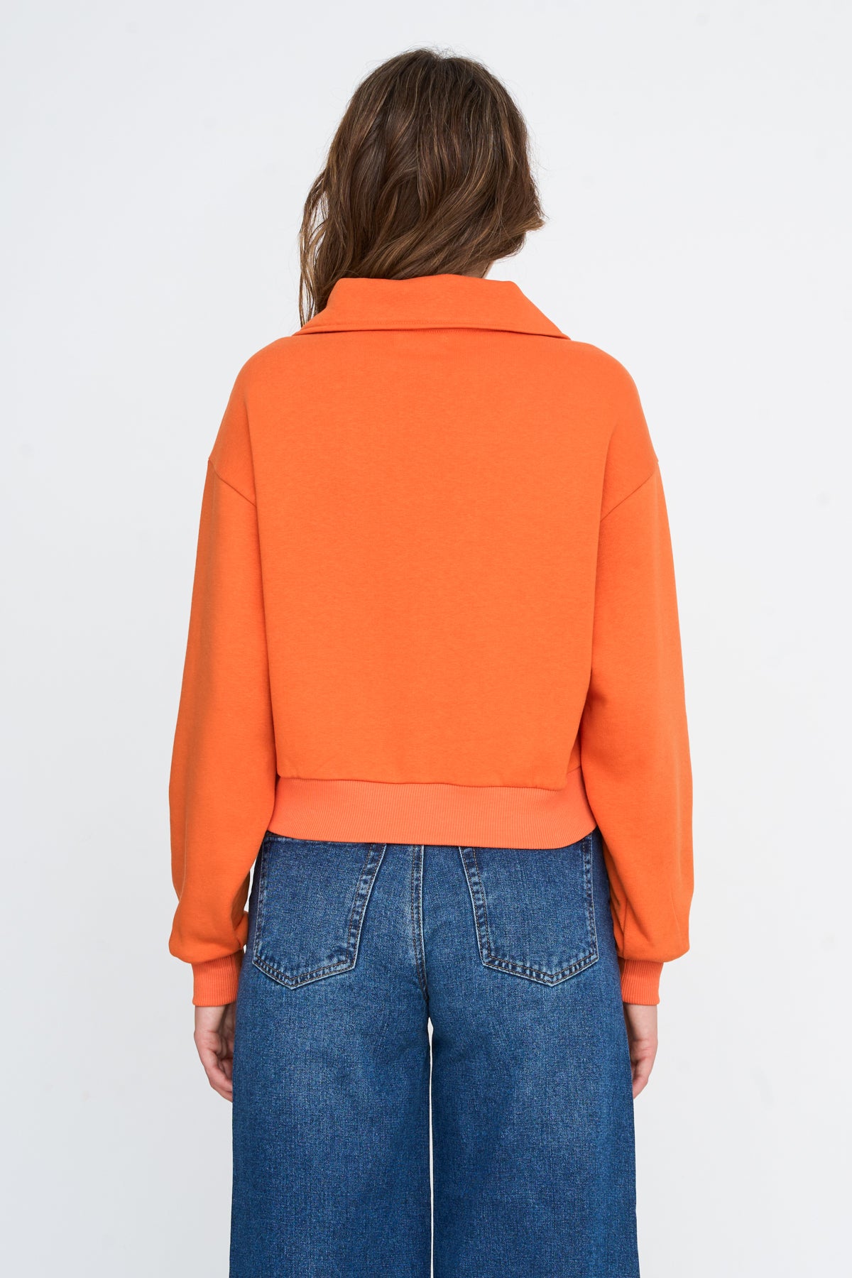 Sweatshirt in Orange