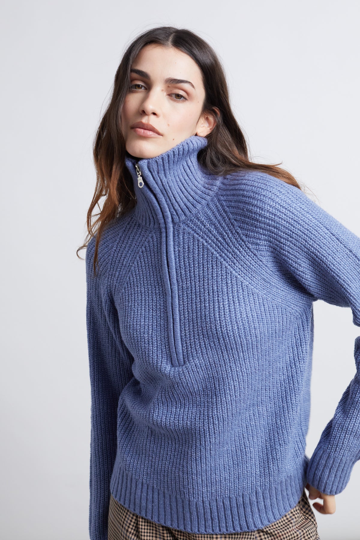 Pullover in Blau